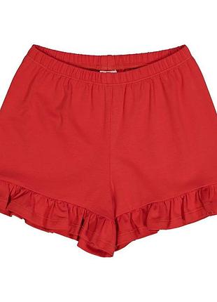 Детские шорты для девочки green cotton 134 см коралловые (251112140)