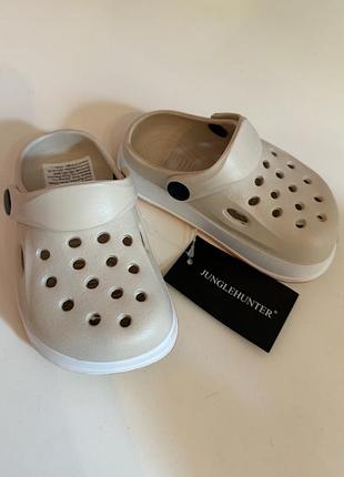 Нові крокси crocs 20/21 резинові тапки