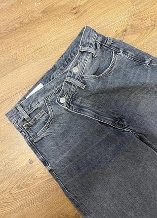 Джинси zara wide leg асиметрична молнія