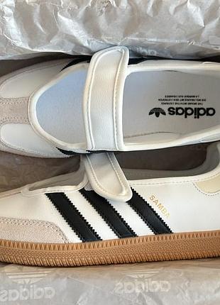 Жіночі балетки-кросівки adidas samba mary jane