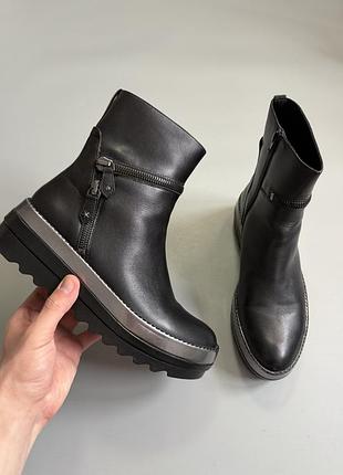 Ботинки altraofficina leather black 40(25cm) airstep as 98 buffalo baldinini