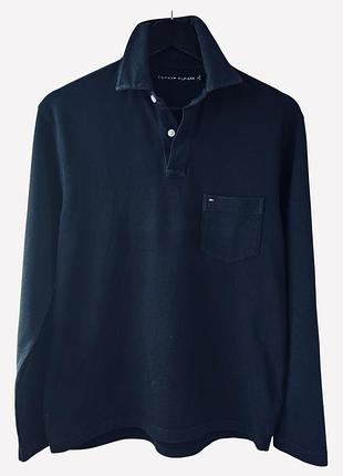 Tommy hilfiger оригінал чоловіче поло лонгслів 100% бавовна s