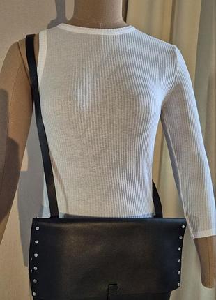 Кожаная сумка zara trafaluc