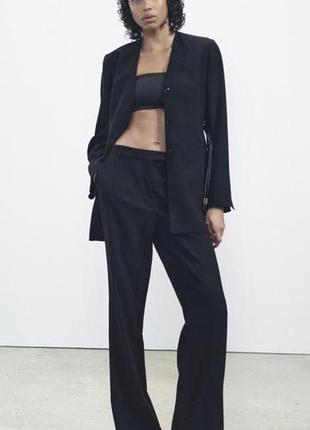 Брюки женские черные zara, размер s