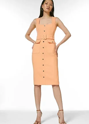 Абрикосовая миди-платье karen millen