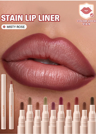 Жидкий карандаш-тинт для губ ssheglam true stain liquid lip liner - 300 misty rose (6129-300)