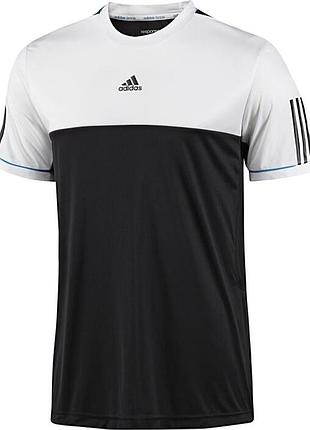 Бігово футболка adidas response має контрастний чорно-білий дизайн та технологію climalite для відведення вологи🌿