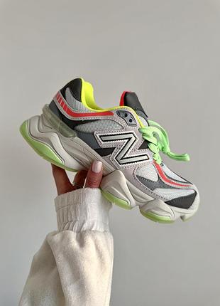 New balance 9060 | « light grey / acid green » premium (6)