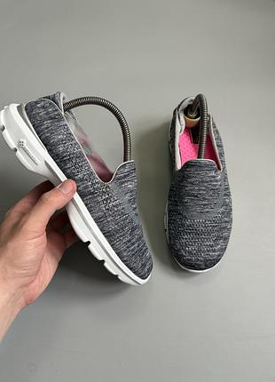 Слипоны skechers go walk 3 grey 39