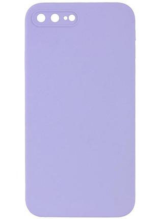 Чохол silk square full camera protective (aa) no logo для apple iphone 7 plus/8 plus (5.5") бузковий / dasheen