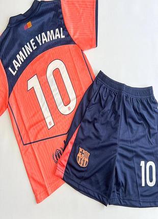 Дитяча підліткова футбольна форма lamin yamal fc barcelona 25/26