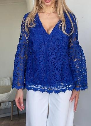 Ажурна блузка trussardi оригінал