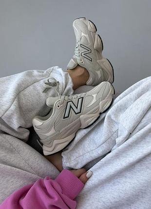 New balance 9060 | light cream leather premium (8)