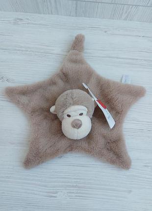 Комфортер сплюшка keeleco baby marcel monkey blanket від keel toys