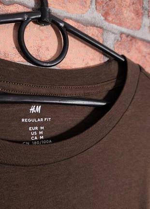 Базовый коттоновый лонгслив h&amp;m regular fit 2