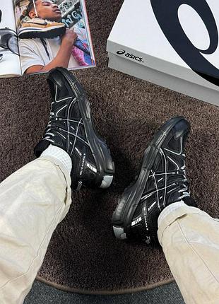 Мужские кроссовки asics gel-kahana 8 black&amp;grey premium качества на каждый день, стильная и удобная модель