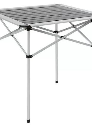 Раскладной алюминиевый складной стол для кемпинга 70×70×70 см. rocktrail