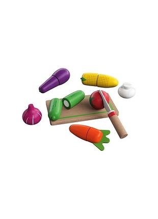 Набор развивающих деревянных игрушек овощи playtime германия