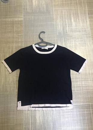 Zara💙жіночий одяг/темно-синя трикотажна кофта 💛s