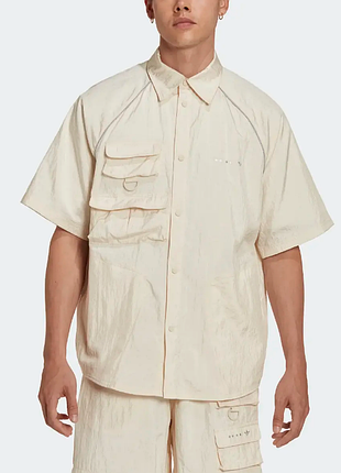 Мужская рубашка шведка летняя оверсайз adidas ss overshirt