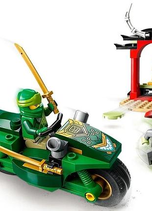 Конструктор lego® ninjago дорожный мотоцикл ниндзя ллойда 64 деталей