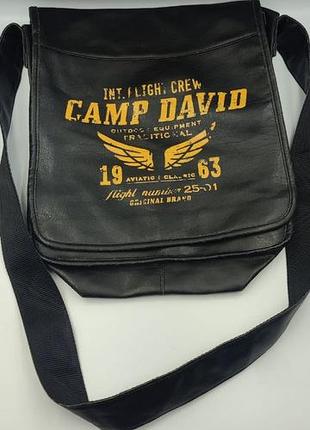 💼 camp david int. flight crew messenger bag — оригінальна сумка через плече