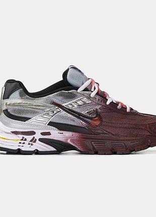 Мужские кроссовки nike initiator custom red silver / smb+ 🔗