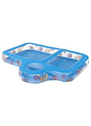 Игровой детский бассейн на 3 отдела голубой playtive