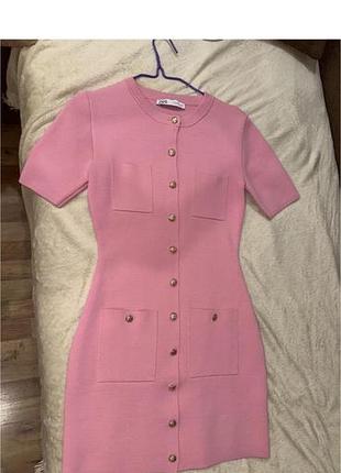 Рожева сукня zara