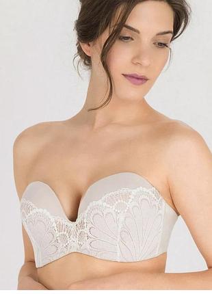 Бюстгальтер-бандо wonderbra ліфчик без глейое ліфчик невелимка