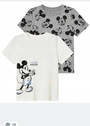 Футболка 122-128 см (6-8 years) набір 2 шт. для хлопчика disney  mickey mouse