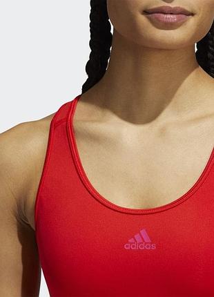 Спортивный бюстгальтер топ adidas believe this 2.0 - ярко-красный для женщин