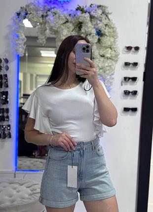 Білосніжна футболка zara