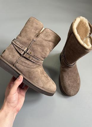 Сапоги ugg palisade brown new 40(25cm) ecco santoni