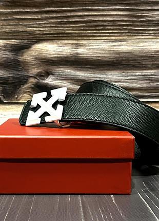 Ремень, ремень off-whiteTM classic arrow buckle black / white