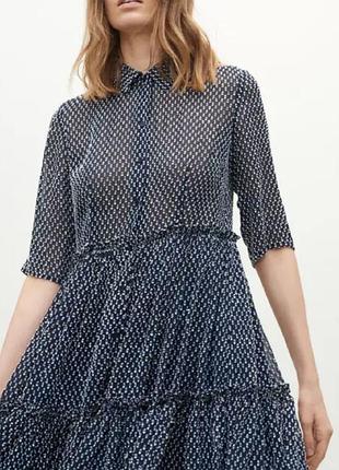 Сукня -сорочка з рюшами claudie pierlot
