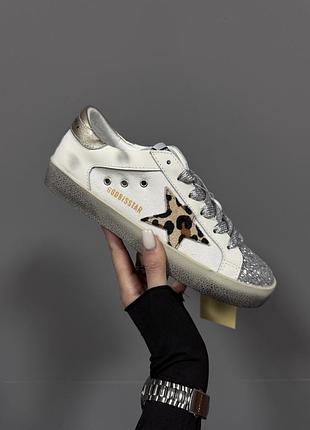 Golden goose sstar | leo print / silver sparkle premium (8) 💛