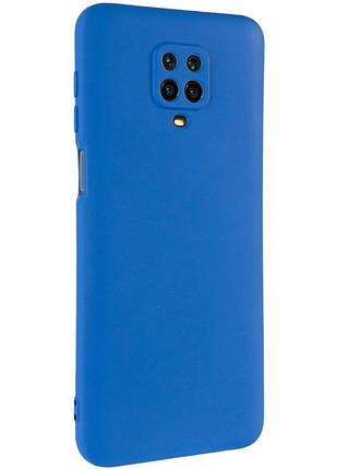 Чохол tpu getman liquid silk full camera для xiaomi redmi note 9s / note 9 pro / note 9 pro max синій / royal blue