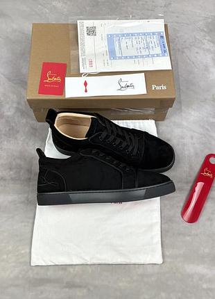 Christian louboutin louis junior black | нові | 42 43 44 | повний комплект