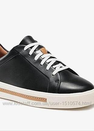 Р.41 clarks женские кожаные кеды оригинал