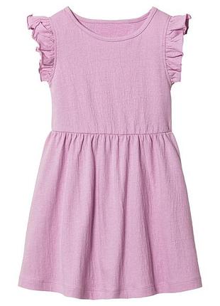 Платье из жатой ткани для девочки lupilu lidl 442857 122-128 см (6-8 years) розовый