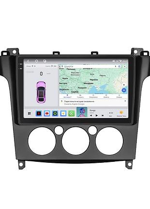 Штатная магнитола lesko для ford galaxy ii рестайлинг ver 2 2010-2015 экран 9" 4/64 qled carplay 4g wi-fi gps 360 prime