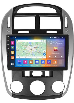 Штатна магнітола lesko для kia cerato i рестайлінг 2006-2009 екран 9" 4/64gb carplay 4g wi-fi gps prime