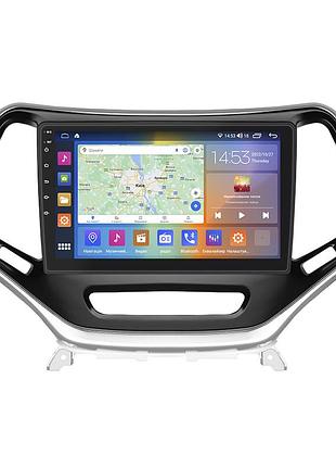 Штатна магнітола lesko для jeep cherokee v (kl) 2013-2018 екран 10" 4/64gb carplay 4g wi-fi gps prime