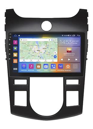 Штатна магнітола lesko для kia cerato ii 2008-2013 екран 9" 4/64 gb carplay 4g wi-fi gps prime