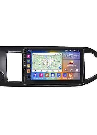 Штатна магнітола lesko для kia picanto ii 2011-2015 екран 9" 2/32 gb carplay 4g wi-fi gps prime