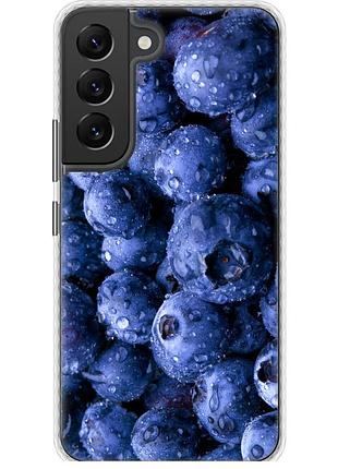 Чехол bumper на телефон samsung galaxy s22 голубика "4459pc-2494-58250"