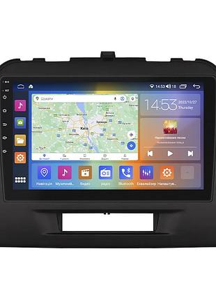 Штатна магнітола lesko для suzuki vitara ii рестайлінг 2018-н.в. екран 9" 2/32gb carplay 4g wi-fi gps prime