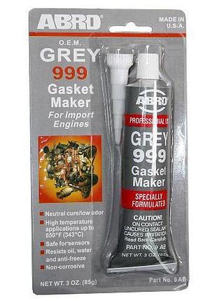 Герметик прокладки abro (9-ab-r) (85гр) grey original