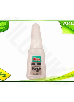 Ve супер клей akfix 25 new version г универсальный клей для склеивания стекла керамики дерева пластика n6w_ver